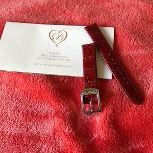 Brighton Orchard Red watch strap New